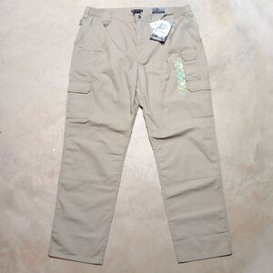 5.11 Tactical Taclite Pro Khaki Cargo Utility Pants - Size 44x36